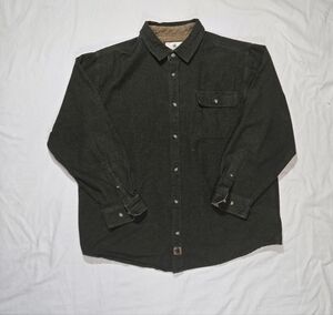 Legendary Whitetails Buck Camp Men's Button-Up Shirt Green XL